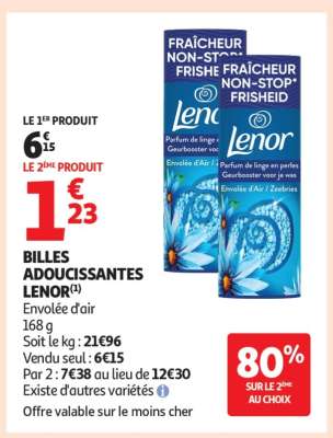 BILLES ADOUCISSANTES LENOR