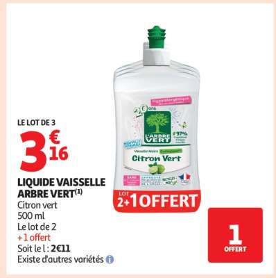 Liquide vaisselle ARBRE VERT