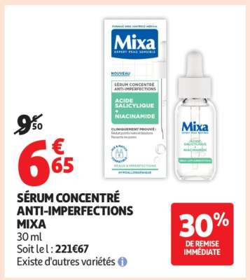 SÉRUM CONCENTRÉ ANTI-IMPERFECTIONS MIXA
