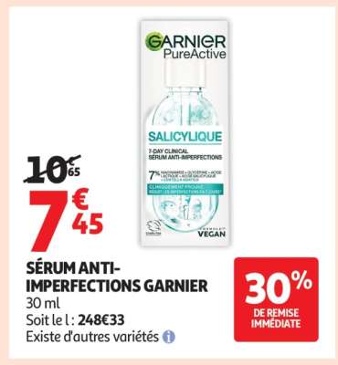 SÉRUM ANTI-IMPERFECTIONS GARNIER