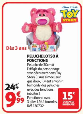PELUCHE LOTSO À FONCTIONS
