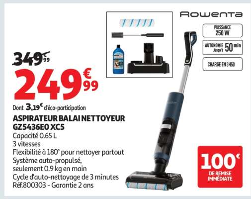 ASPIRATEUR BALAI NETTOYEUR GZ5436E0 XC5