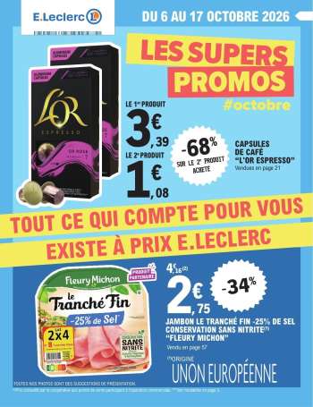 Catalogue E.Leclerc - 06/10/2026 - 17/10/2026.