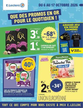 Catalogue E.Leclerc - 06/10/2026 - 17/10/2026.