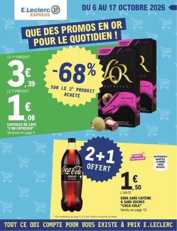 Catalogue E.Leclerc - 06/10/2026 - 17/10/2026.