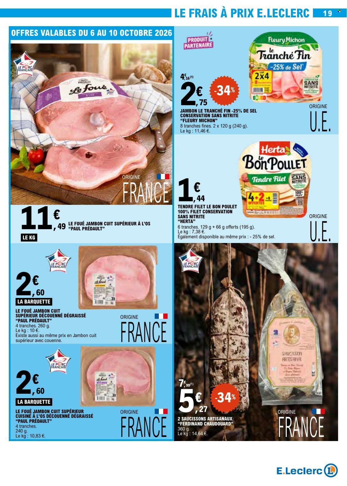Catalogue E.Leclerc - 06/10/2026 - 17/10/2026. Page 19