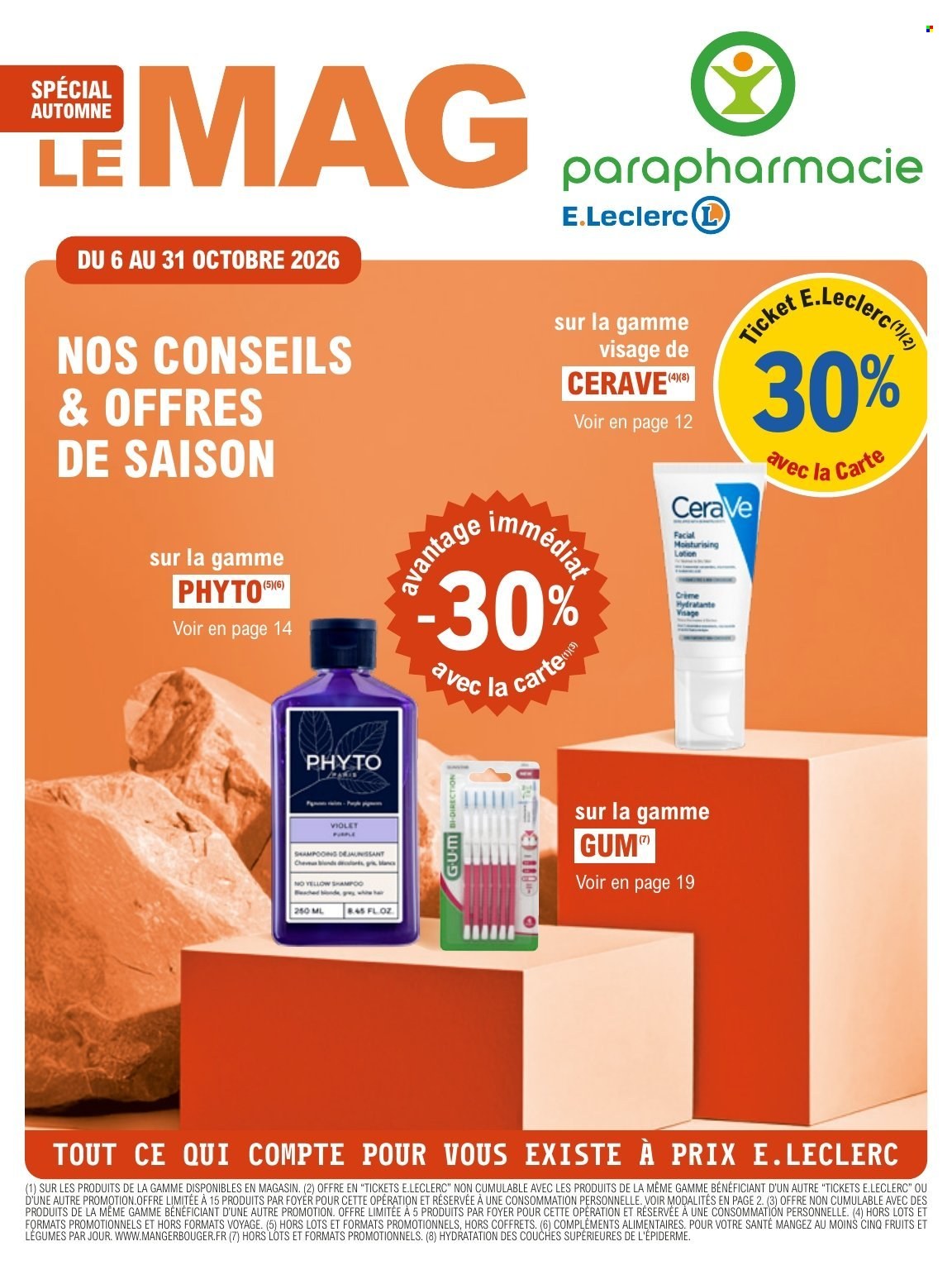 Catalogue E.Leclerc - 06/10/2026 - 31/10/2026. Page 1