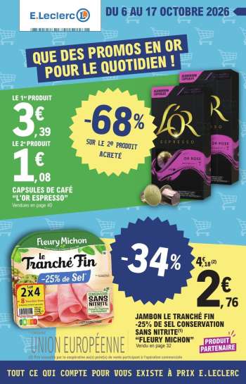 Catalogue E.Leclerc - 06/10/2026 - 17/10/2026.