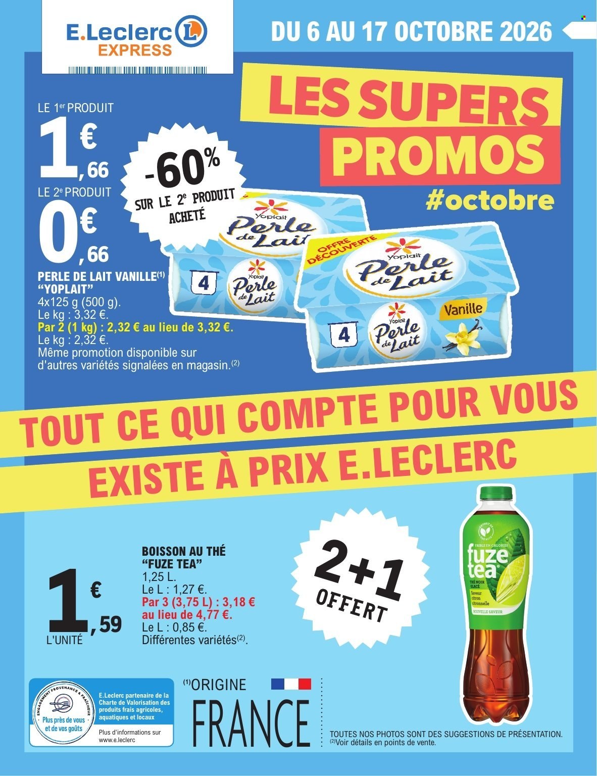 Catalogue E.Leclerc - 06/10/2026 - 17/10/2026. Page 1