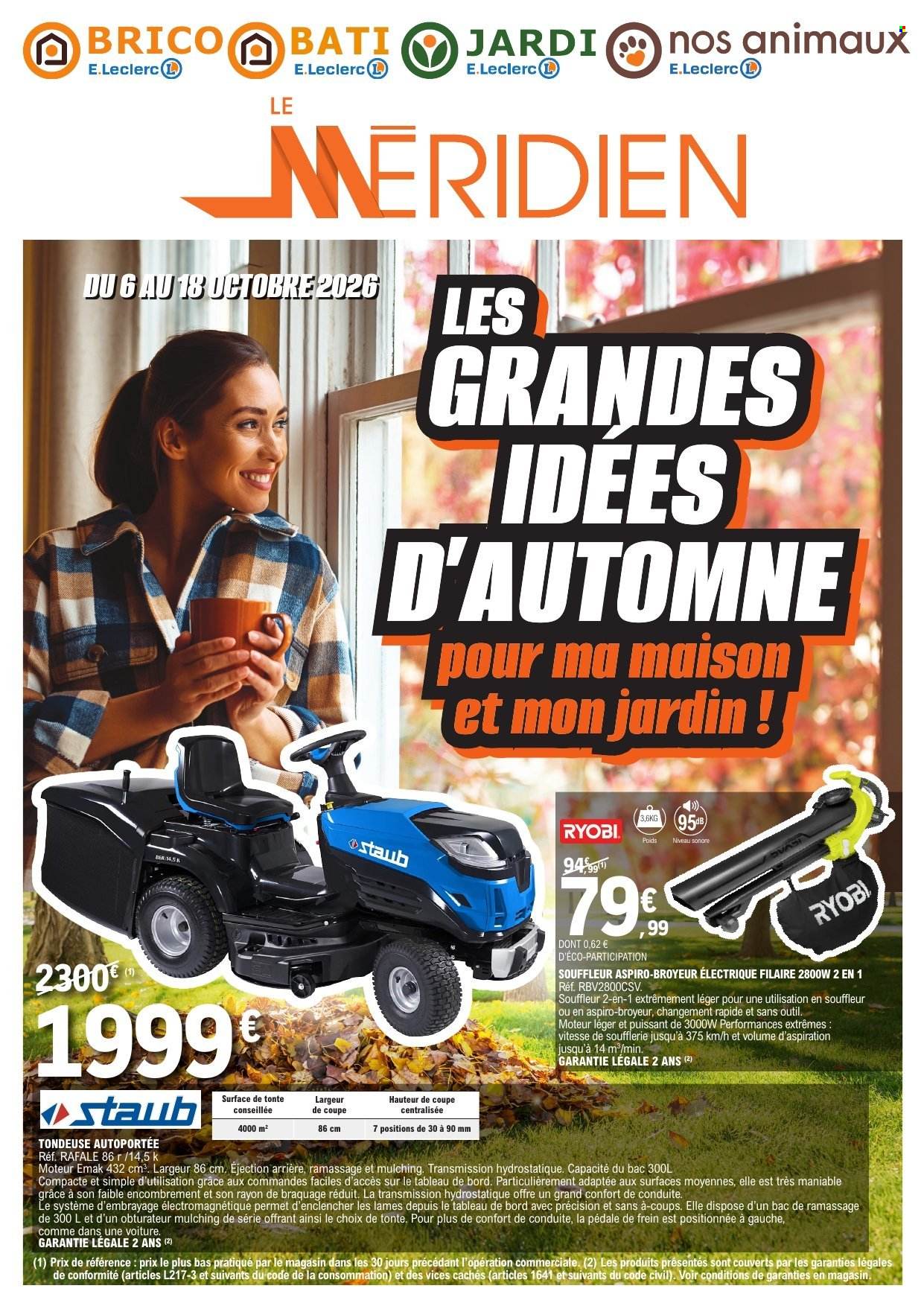 Catalogue E.Leclerc - 06/10/2026 - 18/10/2026. Page 1