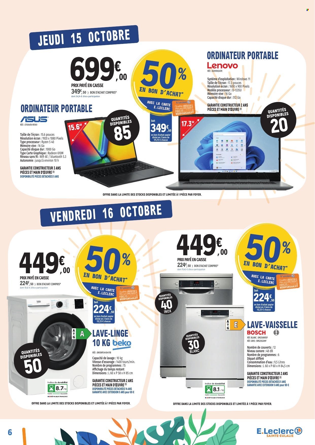 Catalogue E.Leclerc - 06/10/2026 - 18/10/2026. Page 6