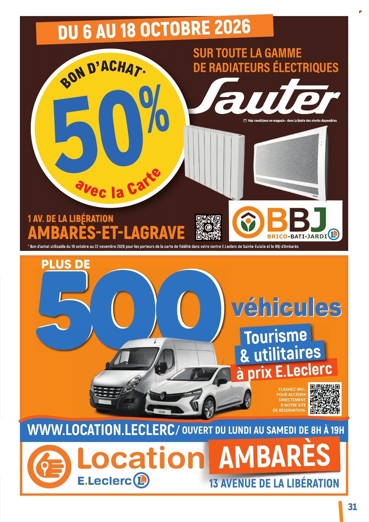 Catalogue E.Leclerc - 06/10/2026 - 18/10/2026. Page 31