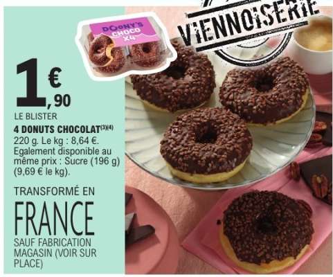4 DONUTS CHOCOLAT