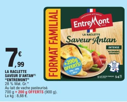 La Raclette Saveur d’Antan ENTREMONT