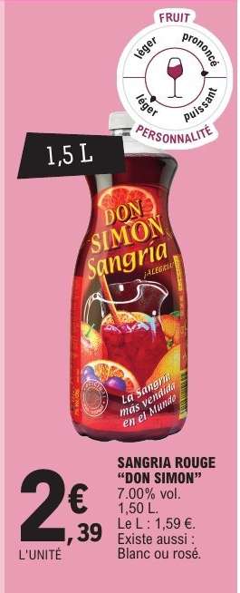 Sangria Rouge Don Simon