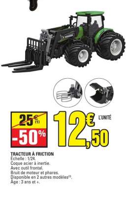 TRACTEUR À FRICTION