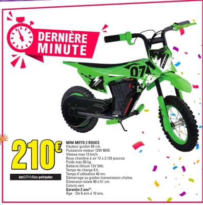 MINI MOTO 2 ROUES