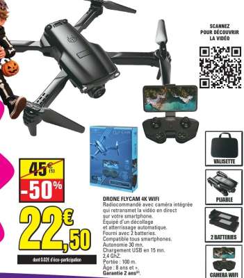 DRONE FLYCAM 4K WIFI