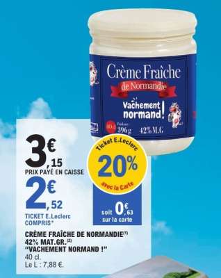 CRÈME FRAÎCHE DE NORMANDIE