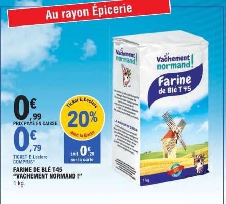 Farine de Blé T45 'Vachement Normand !'