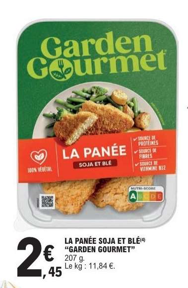La Panée Soja Et Blé Garden Gourmet