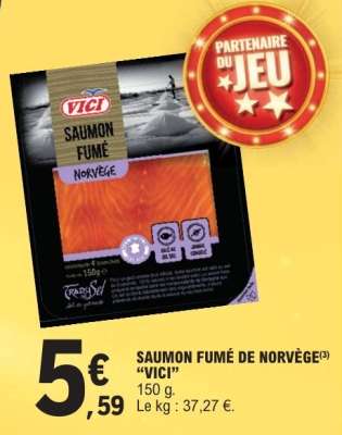 SAUMON FUMÉ DE NORVÈGE "VICI"