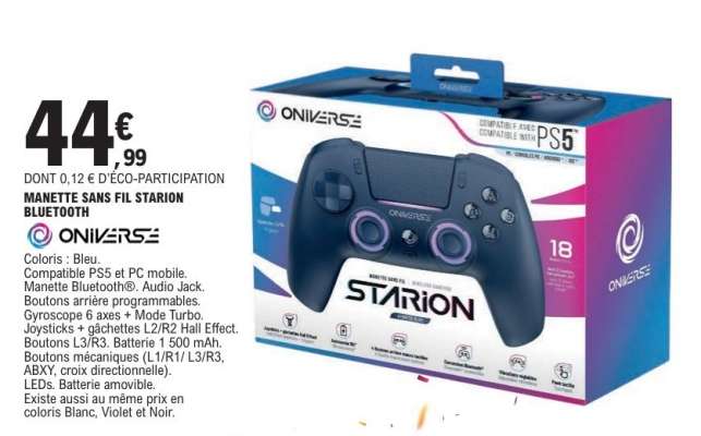 MANETTE SANS FIL STARION BLUETOOTH