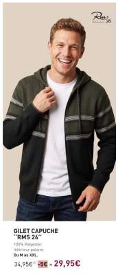 GILET CAPUCHE 'RMS 26'