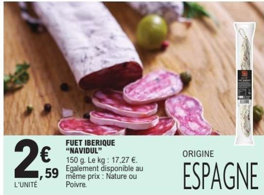 FUET IBERIQUE "NAVIDUL"
