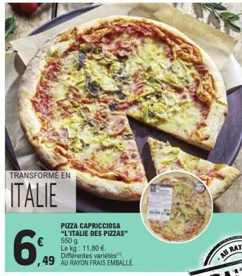 Pizza Capricciosa L'ITALIE DES PIZZAS