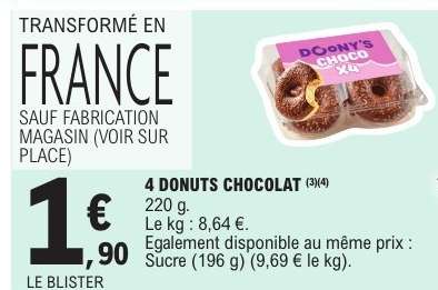 4 DONUTS CHOCOLAT