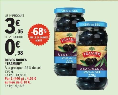 Olives Noires "Tramier"