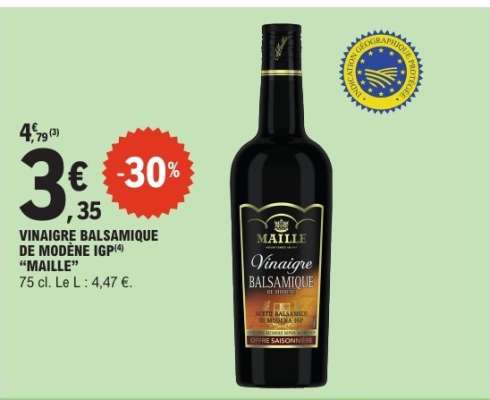 Vinaigre Balsamique de Modène IGP "Maille"