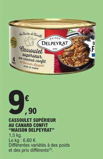 Cassoulet supérieur au canard confit “Maison Delpeyrat”