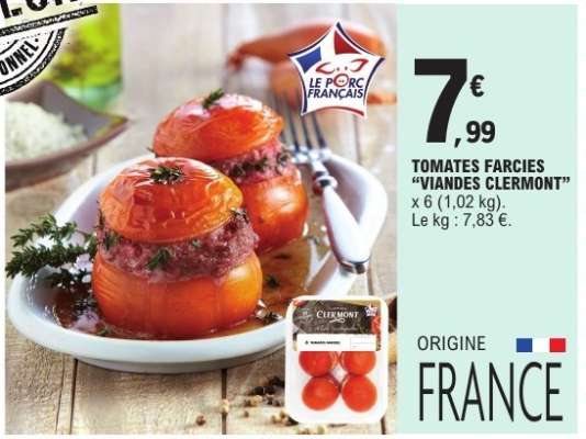 TOMATES FARCIÉS "VIANDES CLERMONT"