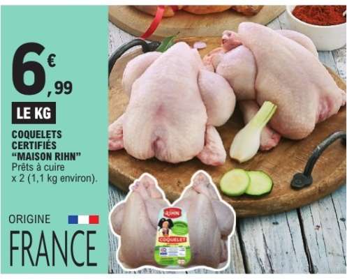 Coquelets Certifiés 'Maison Rihn'