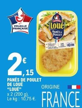 PANÉS DE POULET DE LOUÉ "LOUÉ"