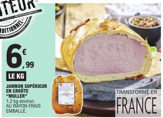 JAMBON SUPÉRIEUR EN CROÛTE "MULLER"
