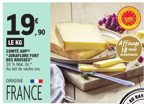 Comté Aop Juraflore Fort Des Rousses