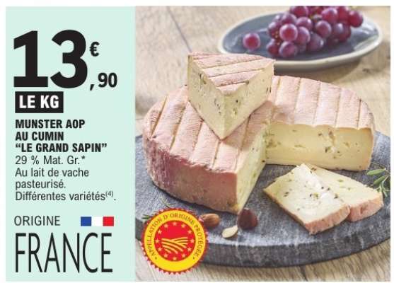 Munster AOP au cumin "Le Grand Sapin"