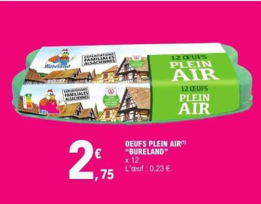 ŒUFS PLEIN AIR "BURELAND"