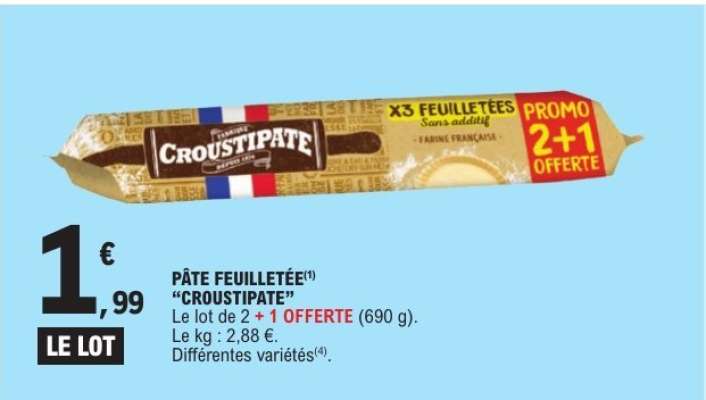 Pâte Feuilletée Croustipate