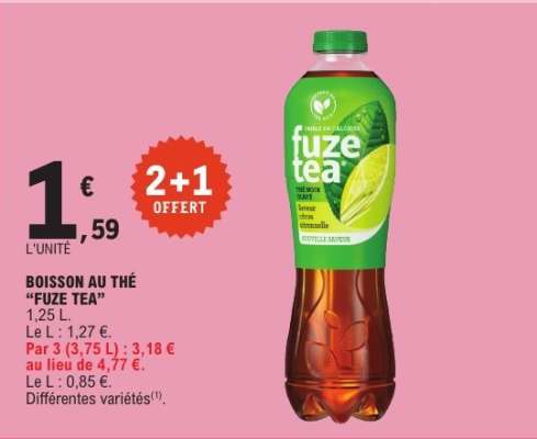 Boisson au thé "Fuze Tea"