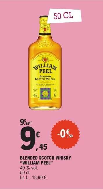 BLENDED SCOTCH WHISKY "WILLIAM PEEL"