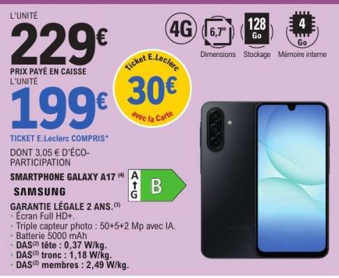 Smartphone Galaxy A17