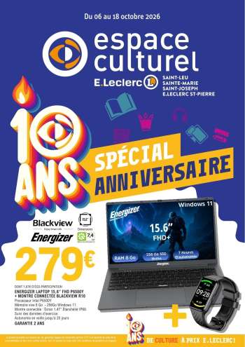 Catalogue E.Leclerc - 06/10/2026 - 18/10/2026.