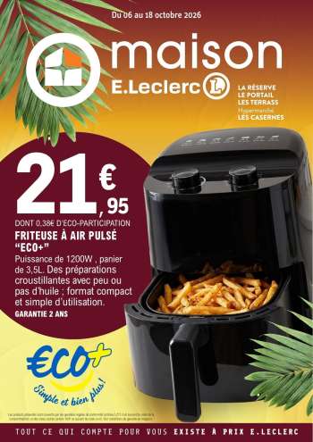 Catalogue E.Leclerc - 06/10/2026 - 18/10/2026.