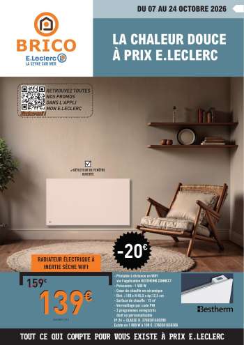 Catalogue E.Leclerc - 07/10/2026 - 24/10/2026.