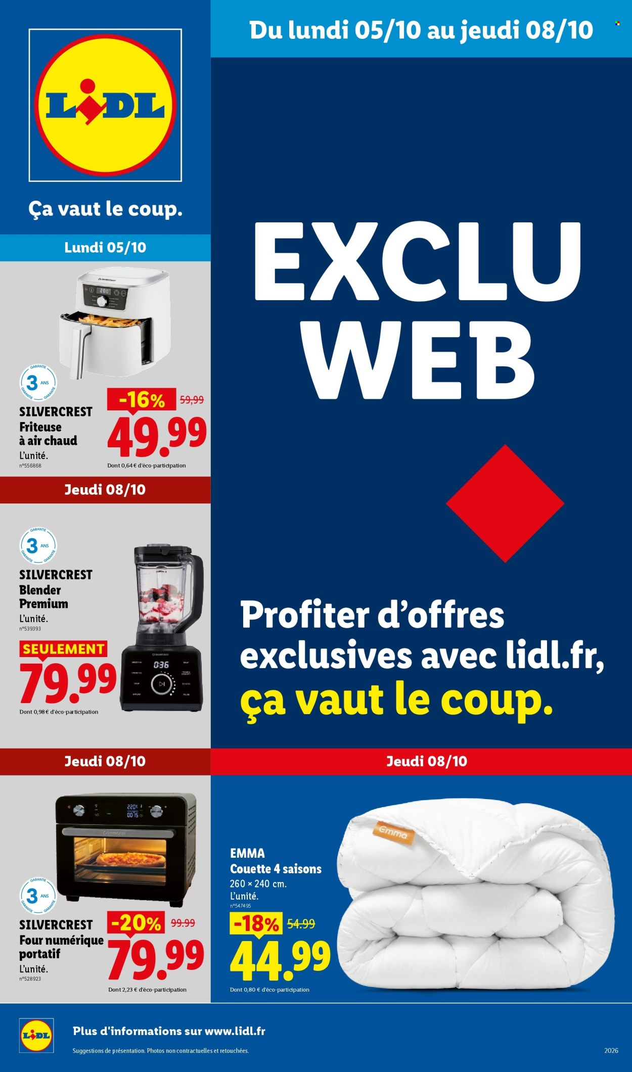 Catalogue Lidl - 05/10/2026 - 08/10/2026. Page 1
