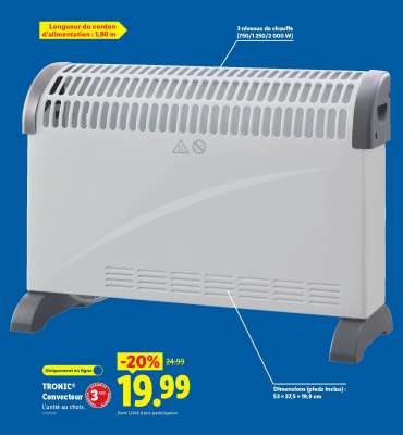 TRONIC® Convecteur
